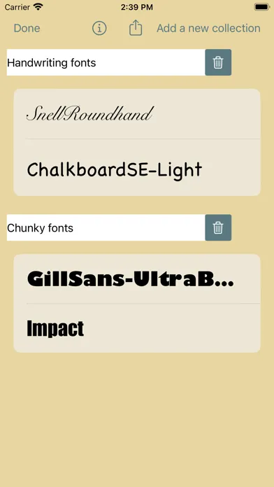Font Box Screenshots