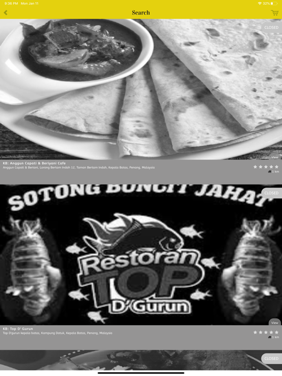 Hippo Food Delivery Malaysia iPad  سکرین شاٹس