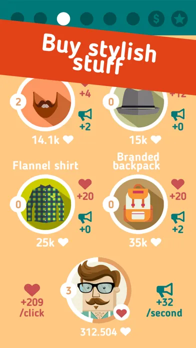 Screenshot di Hipster Clicker