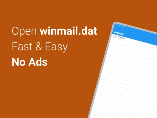 Zrzuty ekranu Winmail File Viewer iPad 