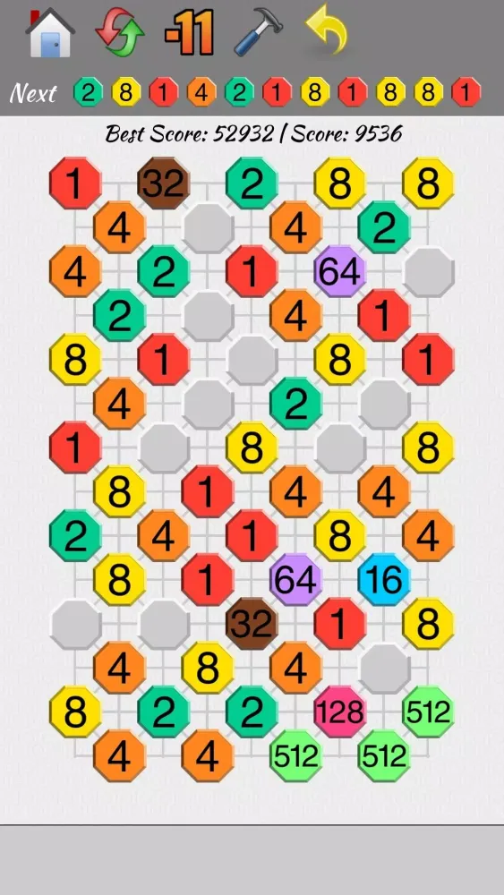 Capturas de pantalla de 2048 Cell Connect Puzzle