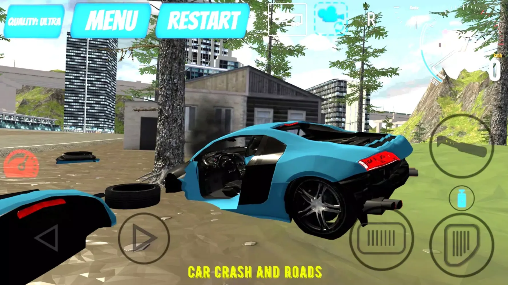 Car Crash And Roads Ekran Görüntüleri
