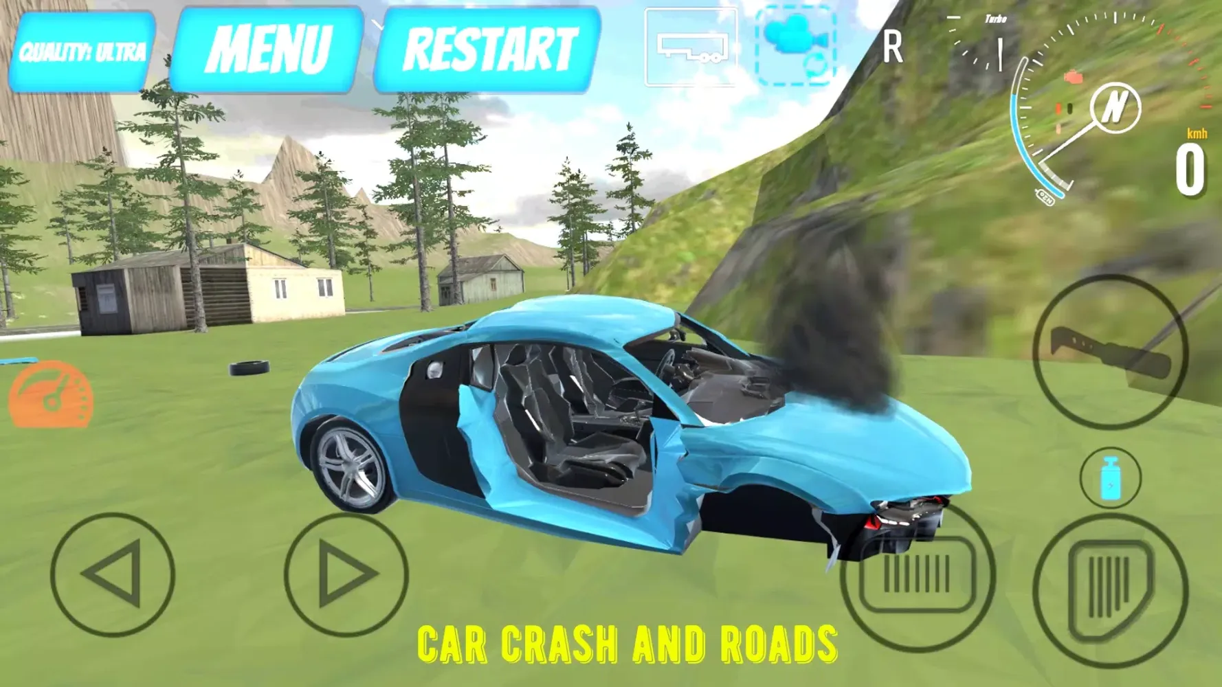 Car Crash And Roads Ekran Görüntüleri