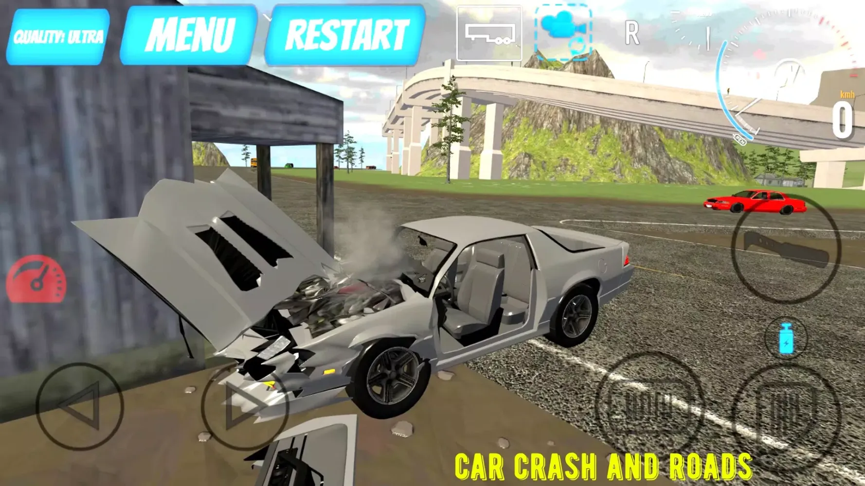 Car Crash And Roads Ekran Görüntüleri