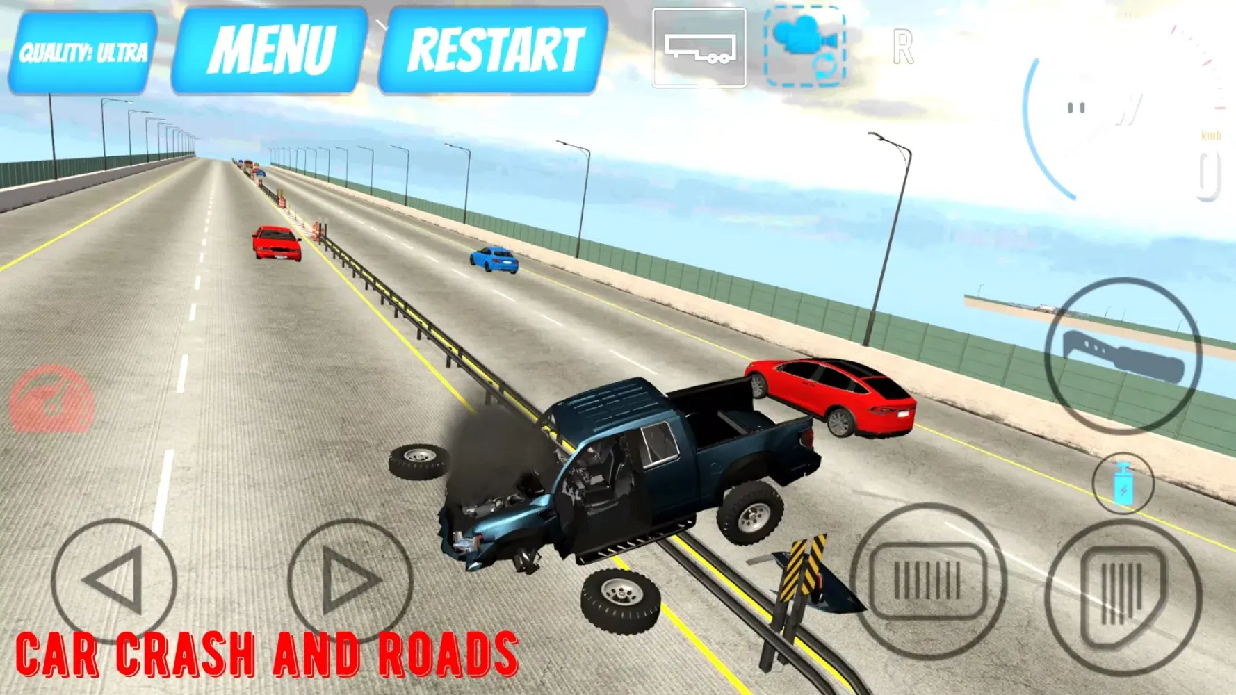 Car Crash And Roads Ekran Görüntüleri