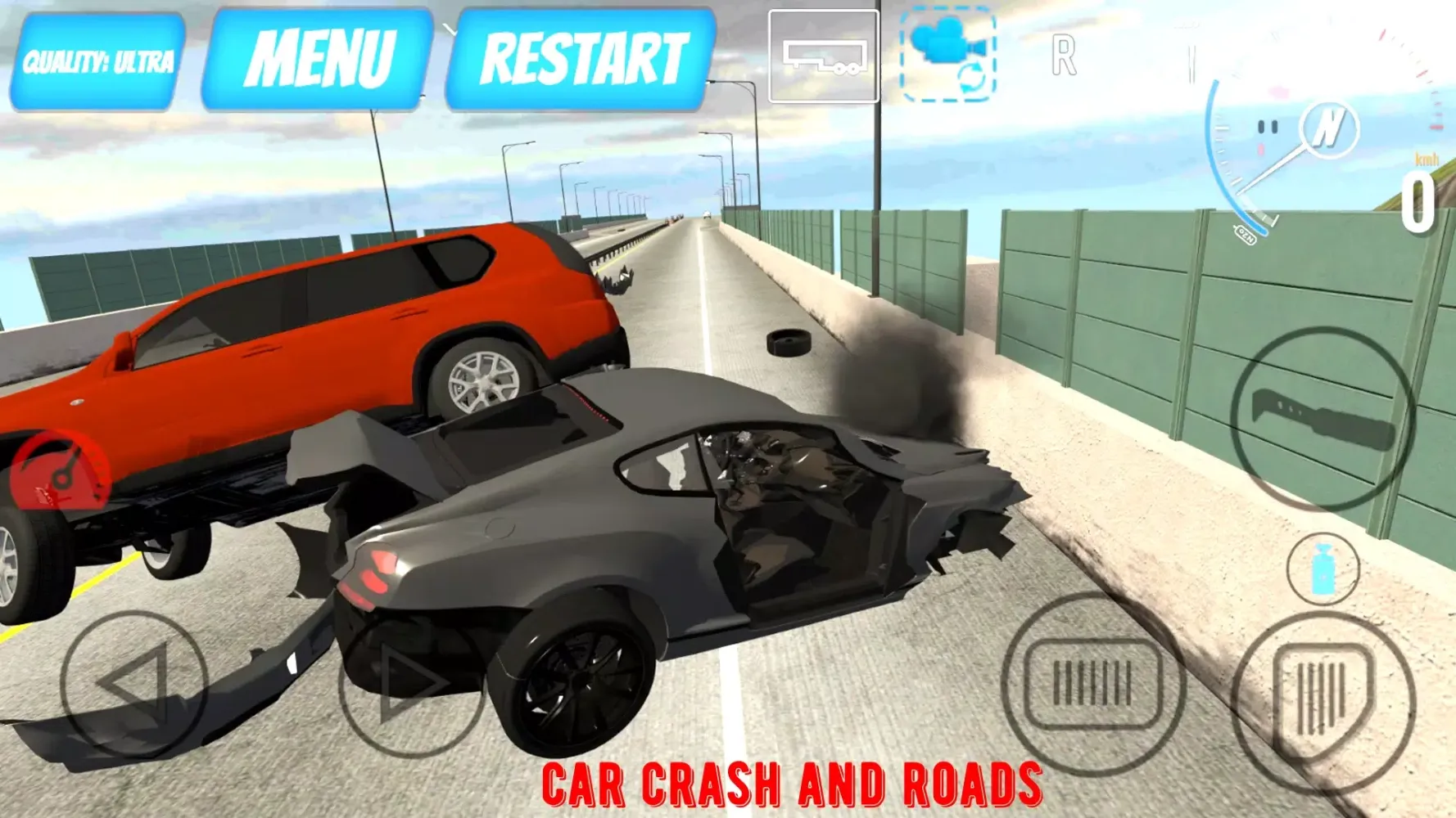 Car Crash And Roads Ekran Görüntüleri