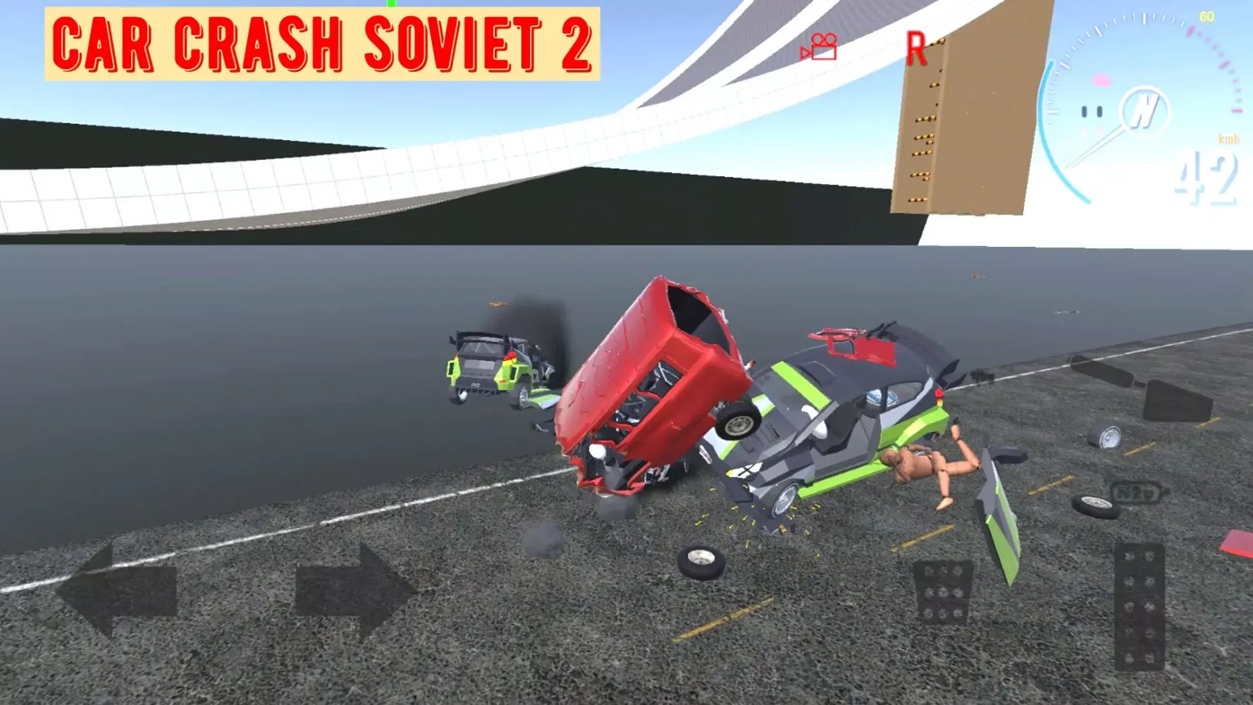 Captures d'écran de Car Crash Soviet 2