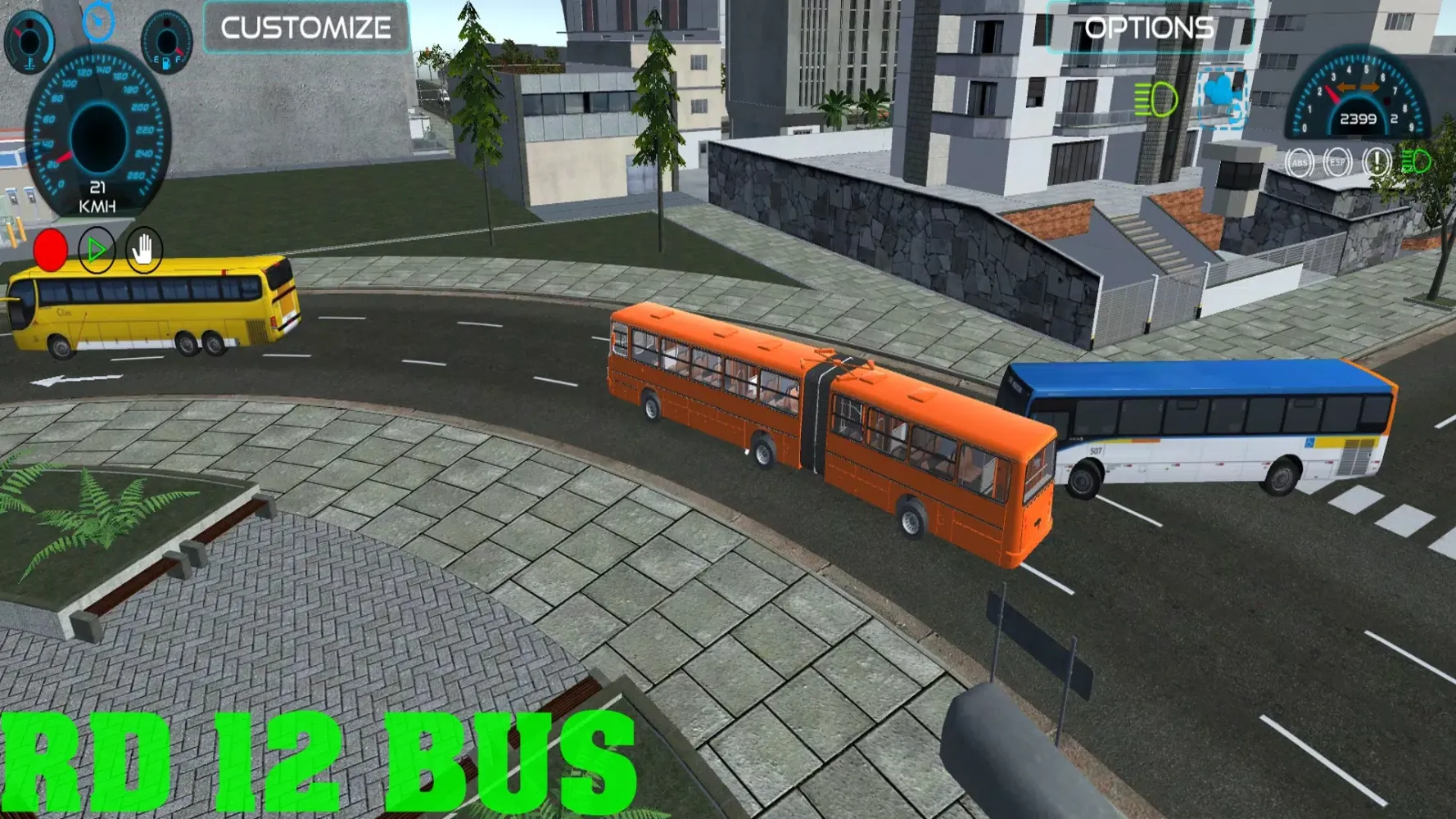 Ảnh chụp màn hình của Real Drive 12 Bus