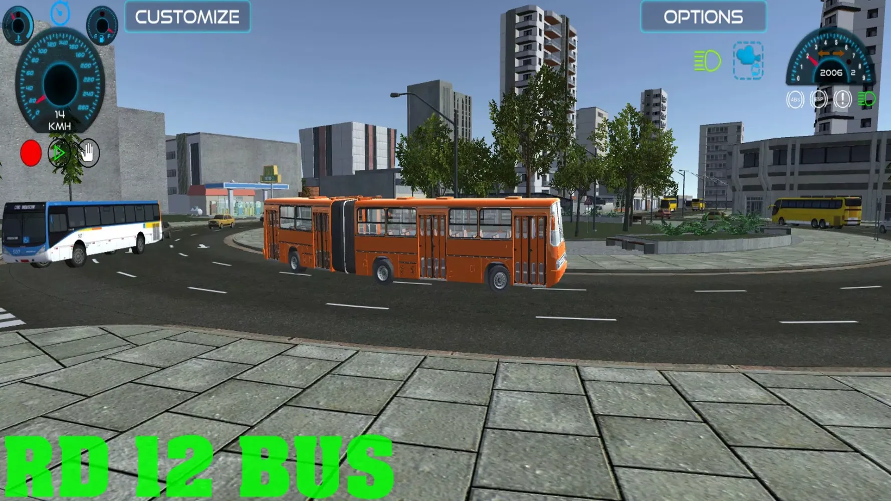 Ảnh chụp màn hình của Real Drive 12 Bus