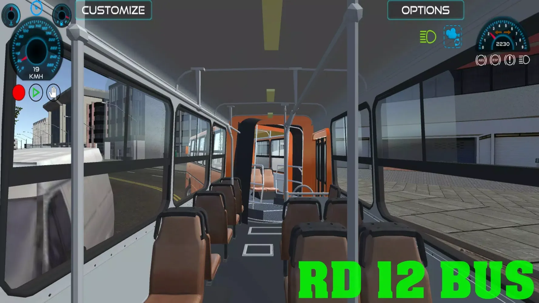 Ảnh chụp màn hình của Real Drive 12 Bus