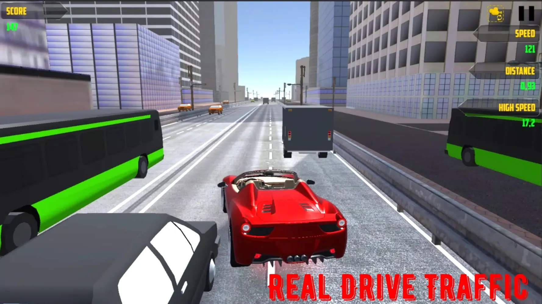Real Drive Traffic سکرین شاٹس