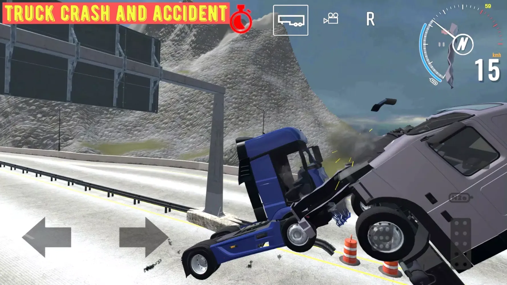 Truck Crash And Accident سکرین شاٹس