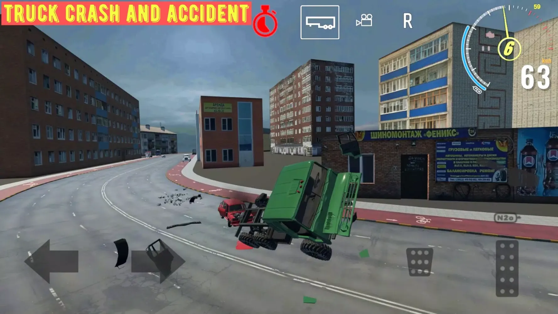 Truck Crash And Accident سکرین شاٹس