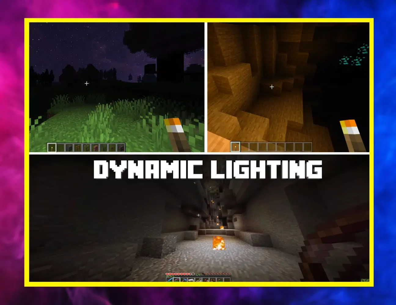 Mod Dinamic Lighting for MCPE应用截图
