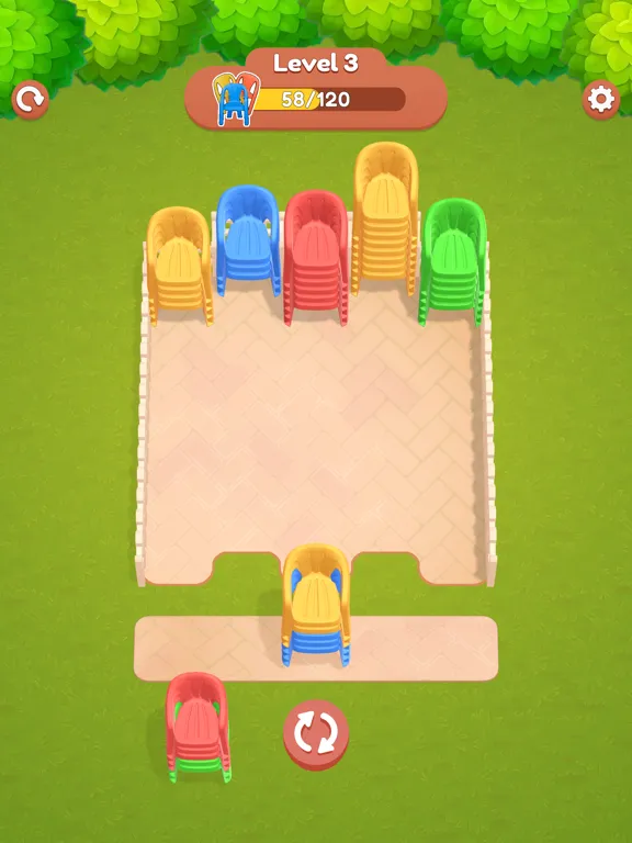 Chair Sort iPad  Screenshots