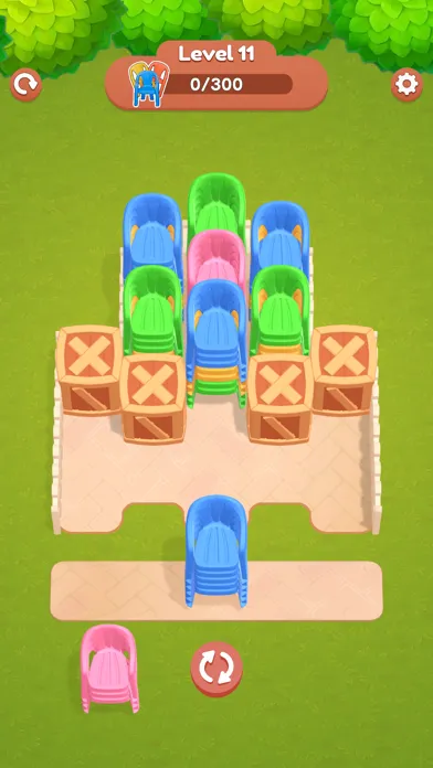 Chair Sort Screenshots