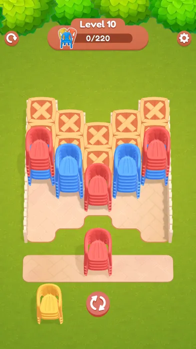 Chair Sort Screenshots