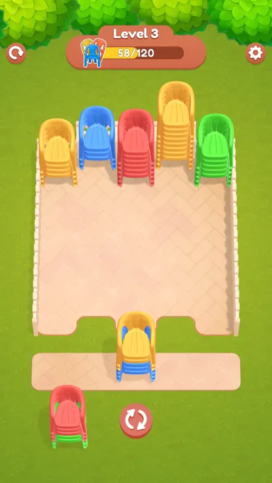 Chair Sort Screenshots