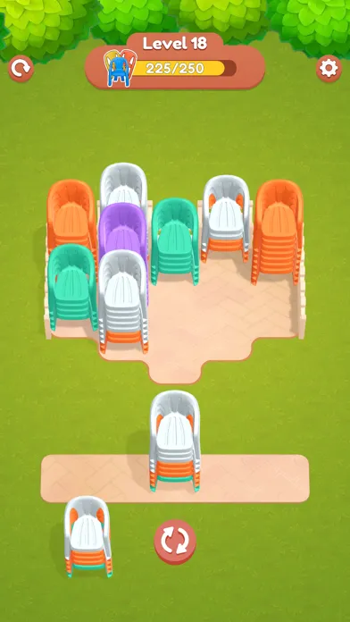 Chair Sort Screenshots