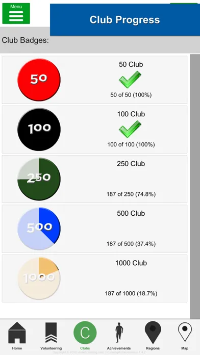 Running Achievements (Smadges) Screenshots