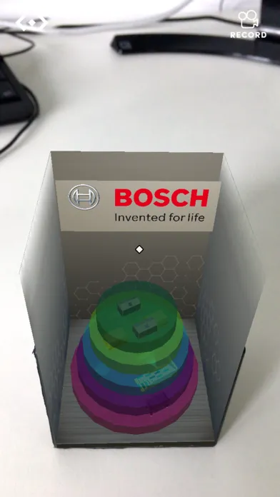 Bosch Merge Cube Application Screenshots
