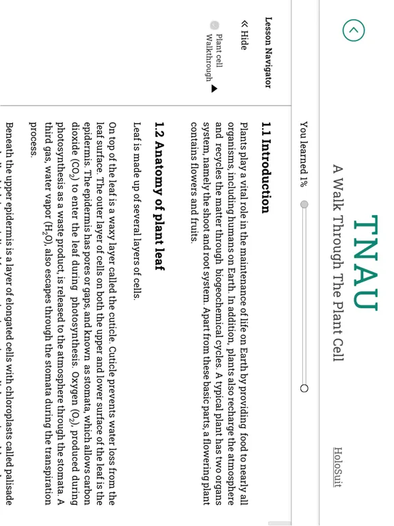 تصاویر Plant Cell Walkthrough iPad 