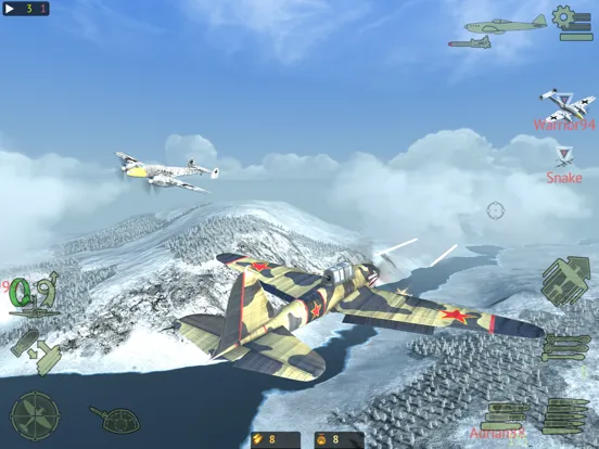 تصاویر Warplanes: Online Combat iPad 