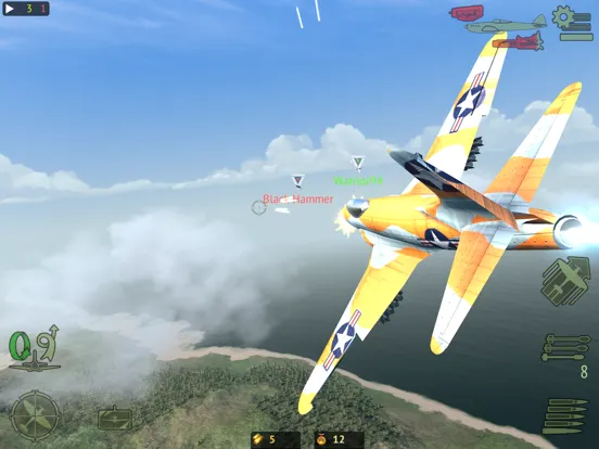 تصاویر Warplanes: Online Combat iPad 
