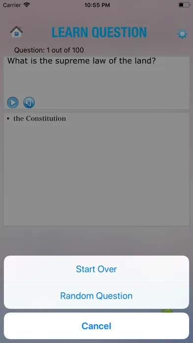 Tangkapan layar New USCitizenship Test
