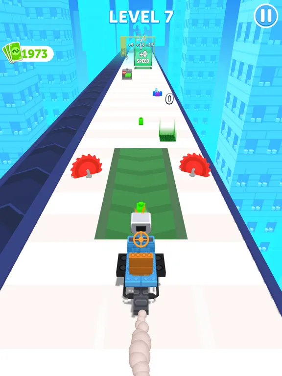 Tangkapan layar Clash Box Car iPad 