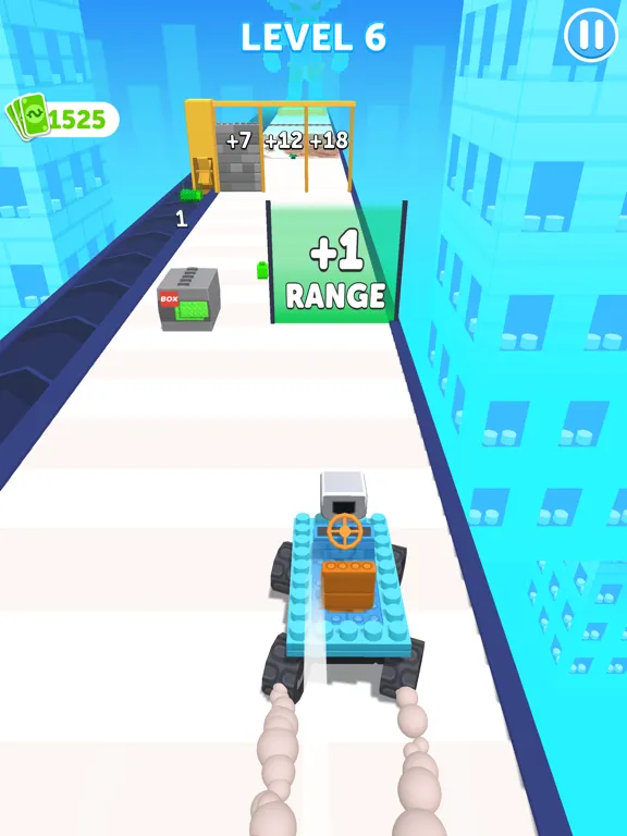 Tangkapan layar Clash Box Car iPad 