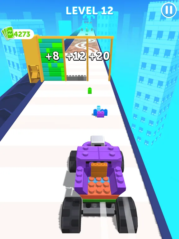 Tangkapan layar Clash Box Car iPad 