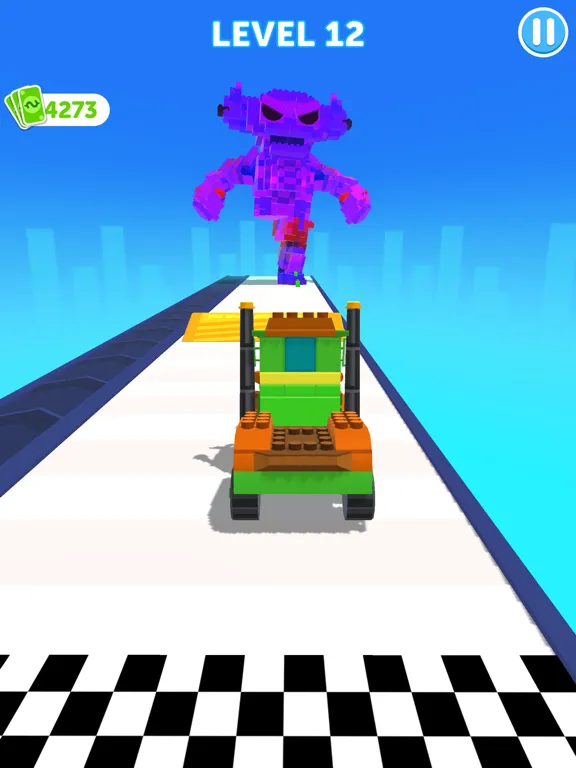 Tangkapan layar Clash Box Car iPad 
