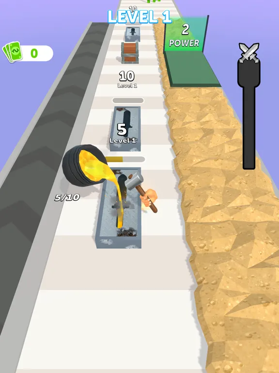 Tangkapan skrin Sword Forge iPad 