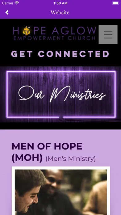 Ảnh chụp màn hình của Hope Aglow Empowerment