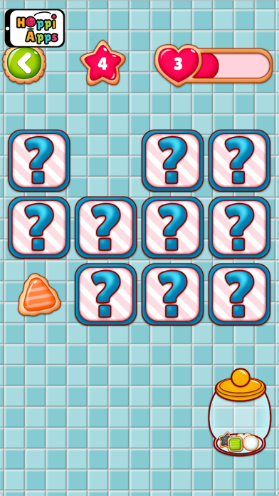 Capturas de tela do Memory Cookies Match game