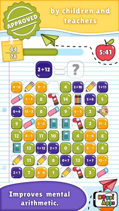 MatHop +/- math game operation スクリーンショット