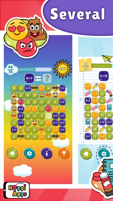 MatHop +/- math game operation スクリーンショット