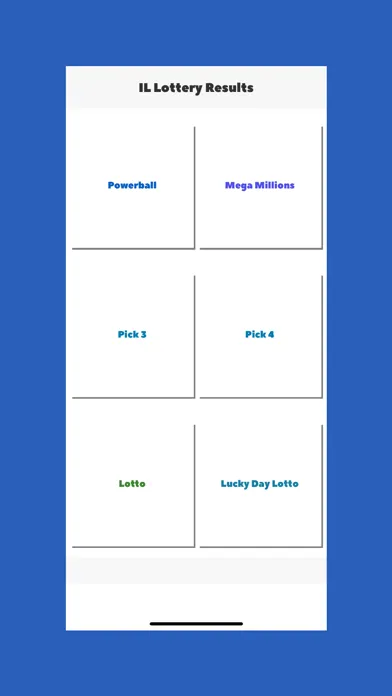 Captures d'écran de IL Lotto Results