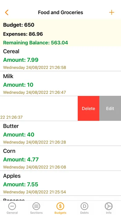 My-Expense سکرین شاٹس