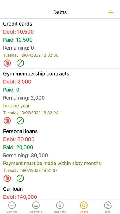 My-Expense سکرین شاٹس