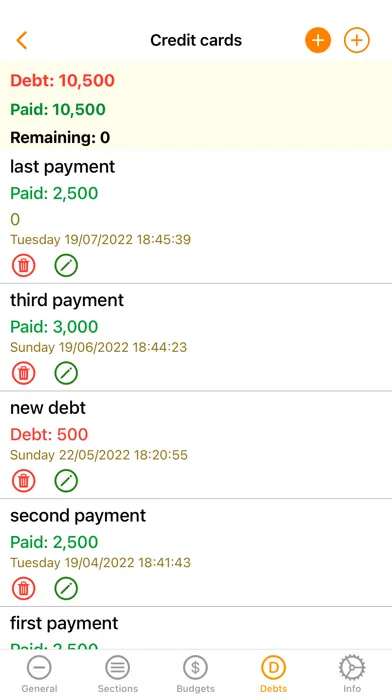 My-Expense سکرین شاٹس