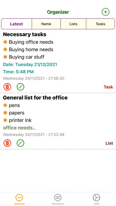 My Organizer: Tasks and List应用截图