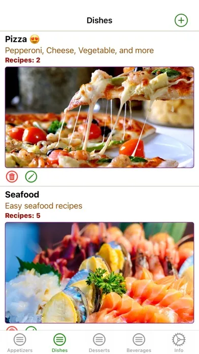 My Recipes: Create and Share Screenshots