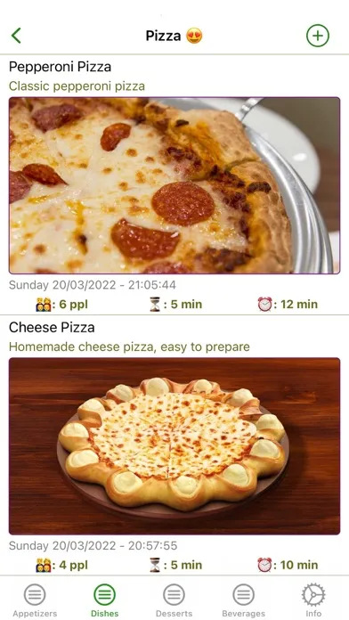 My Recipes: Create and Share Screenshots