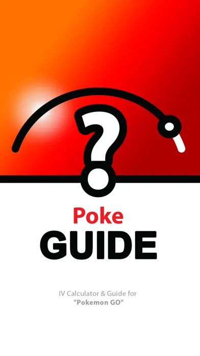 Zrzuty ekranu PokeGuide - IV Calculator & Guide for "Pokemon GO"