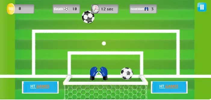 Capturas de tela do Football GoalKeeper