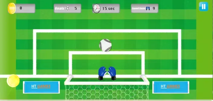 Capturas de tela do Football GoalKeeper