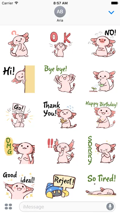 Cute Mexican Salamander Icon স্ক্রিনশট