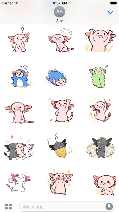 Cute Mexican Salamander Icon স্ক্রিনশট